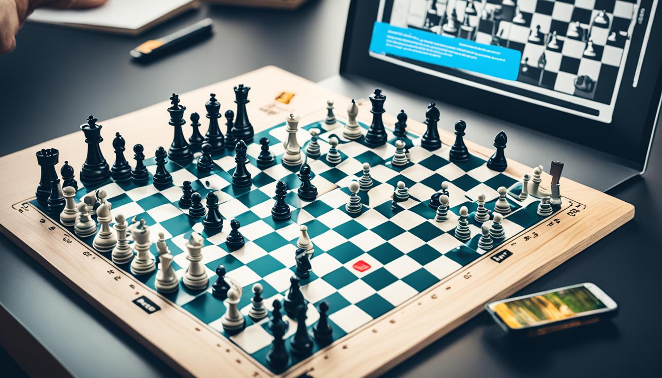 cara bermain catur online